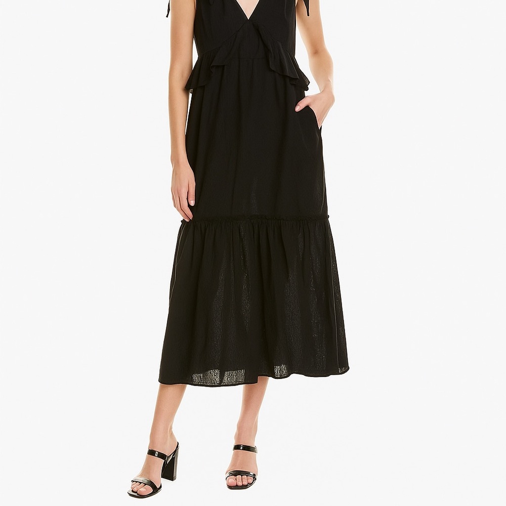 IPPONELLI Blaxk Midi Dress